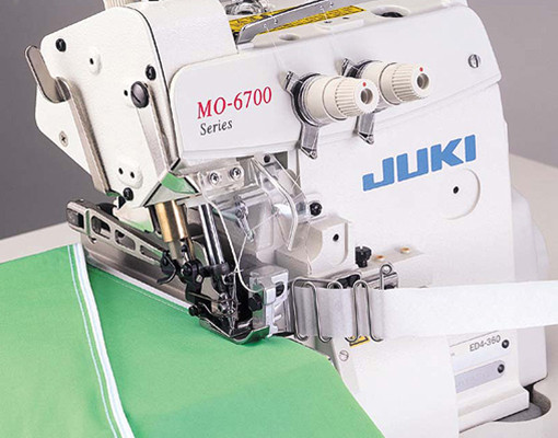  Juki MO-6704 Industrial Serger Overlock Machine 3 Thread Fully  Submerged Table,Servo Motor. LED. DIY.